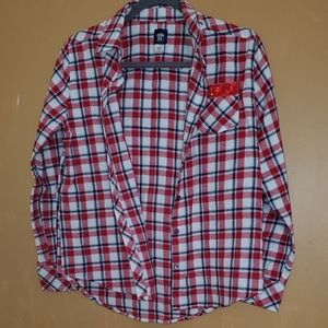 Girl's flannel button down